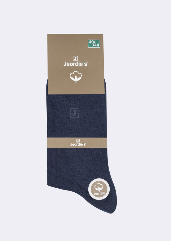 Navy Cotton Sock
