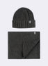 Anthracite Scarf & Beanie Set