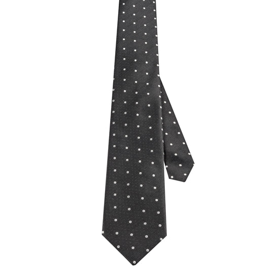 Black Patterned Tie