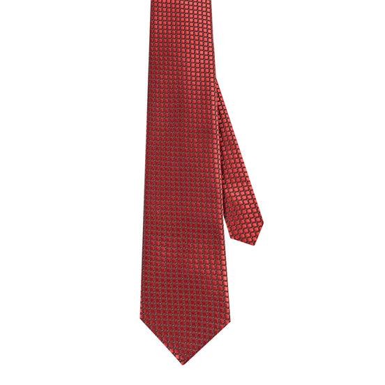 Red Patterned Tie