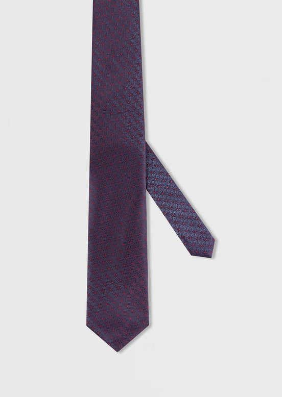 Burgundy Patterned Tie