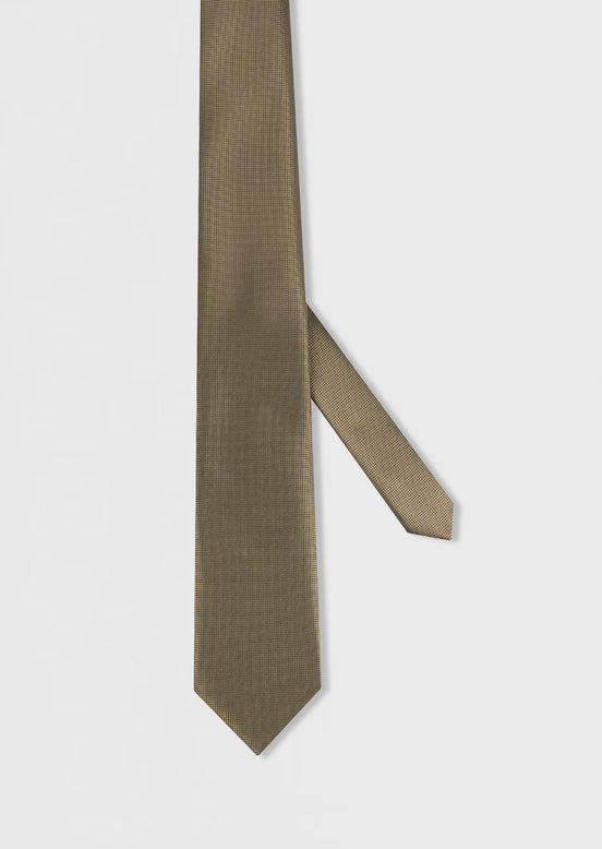 Khaki Patterned Tie