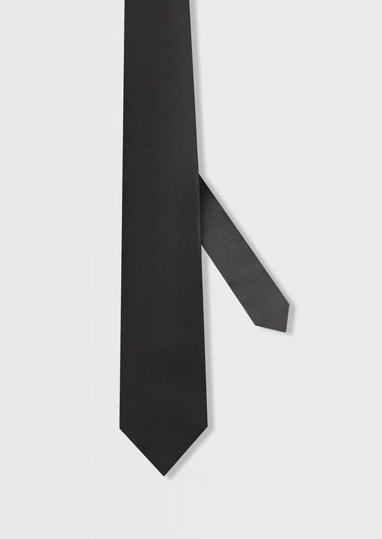 Black Patterned Tie