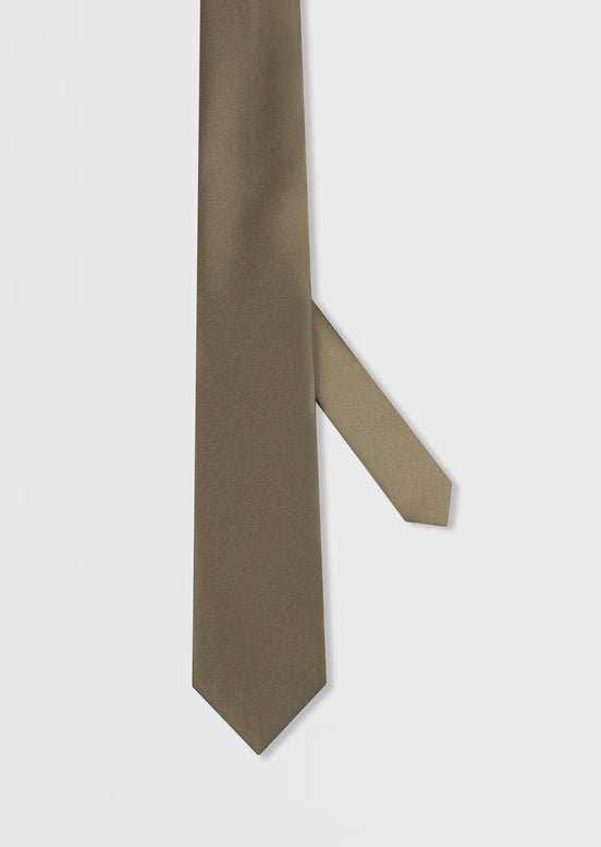 Khaki Patterned Tie