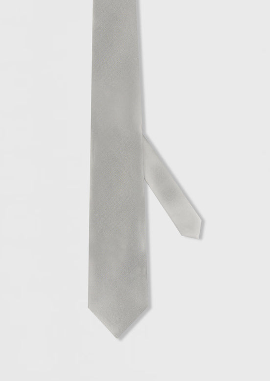 Grey Patterned Tie