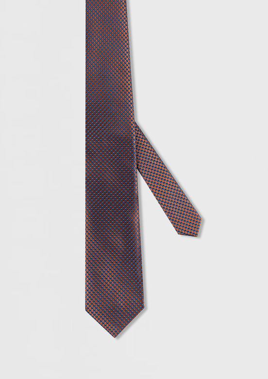 Brown Patterned Tie