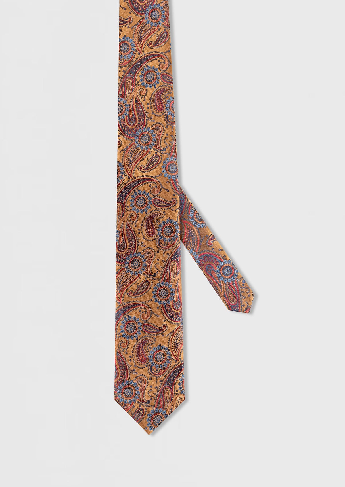 Beige Patterned Tie