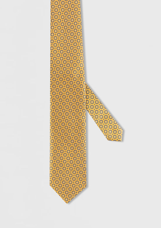Yellow Patterned Tie