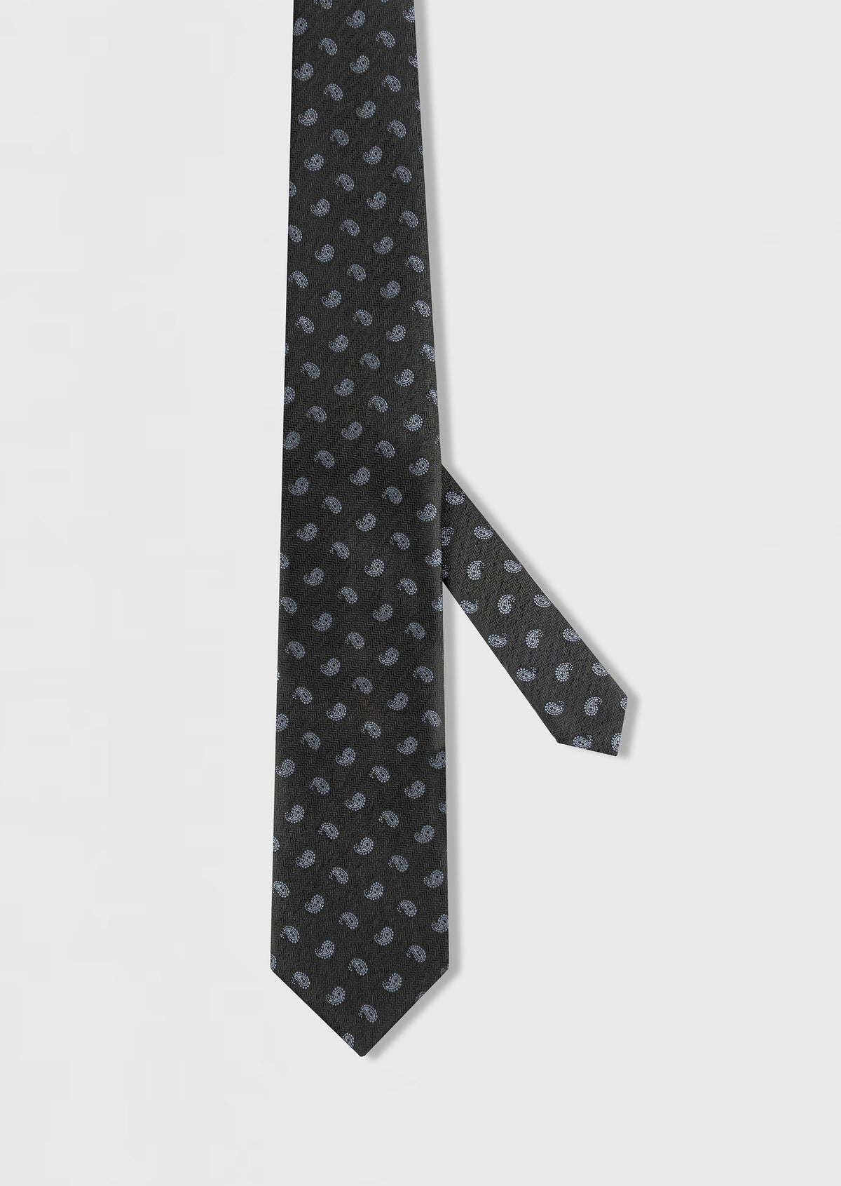 Black Patterned Tie