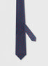 Dark Navy Patterned Tie