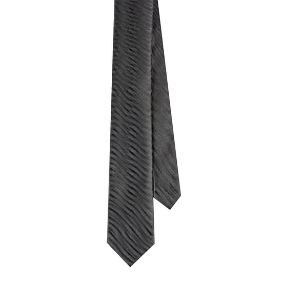 Black Patterned Tie