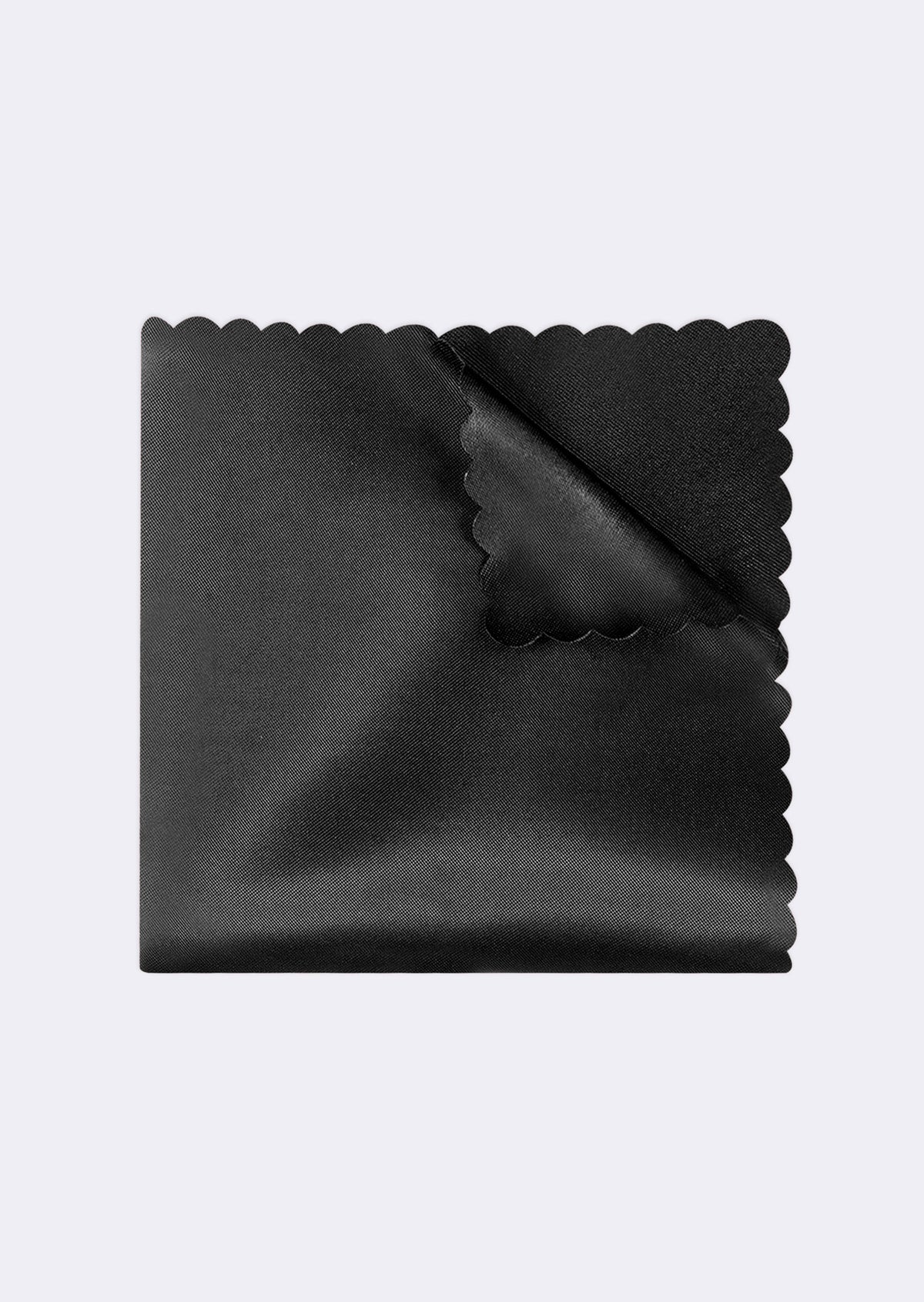 Black Pocket Square